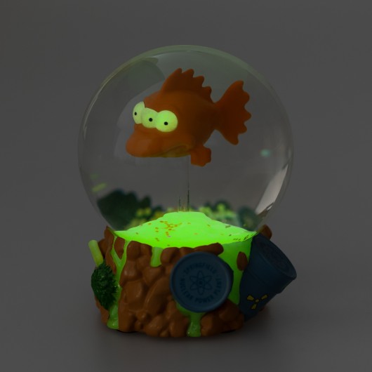 BOLA DE NEVE THE SIMPSONS BLINKY O PEIXE DE 3 OLHOS