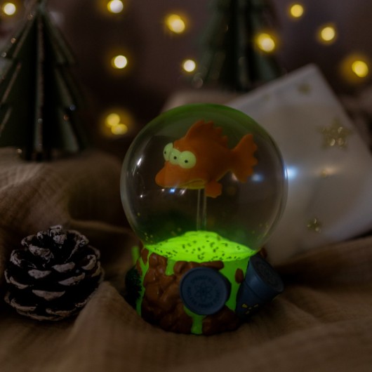 BOLA DE NEVE THE SIMPSONS BLINKY O PEIXE DE 3 OLHOS