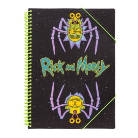 PASTA DE MICAS A4 RICK Y MORTY MUTANT