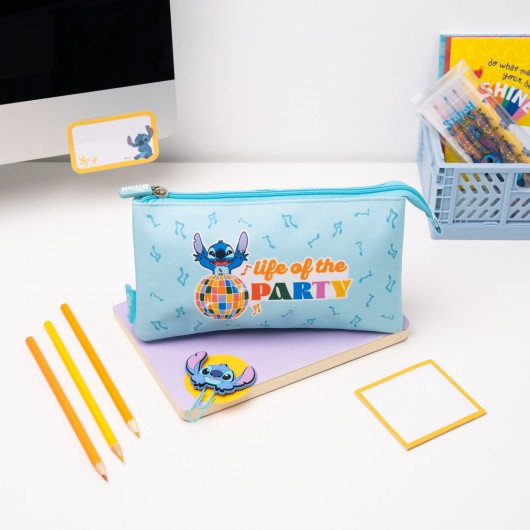 ESTOJO TRIPLO DISNEY STITCH WAVES