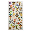 AUTOCOLANTES TWEENY FOAMY PIRATAS