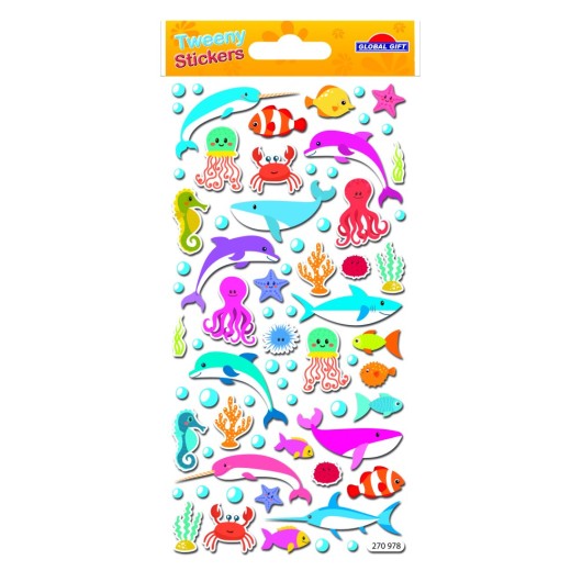 AUTOCOLANTES TWEENY FOAMY GOLFINHOS