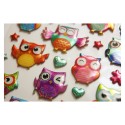 AUTOCOLANTES TWEENY FOAMY CORUJAS COM BRILHO