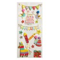 AUTOCOLANTES SCENY SCRAP & DECO HAPPY BIRTHDAY RELEVO