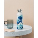 GARRADA METÁLICA COM PEGA A GRANDE ONDA DE KANAGAWA HOKUSAI