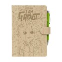 CADERNO PREMIUM A5 COM ESFEROGRÁFICA PROJECTORA MARVEL GROOT