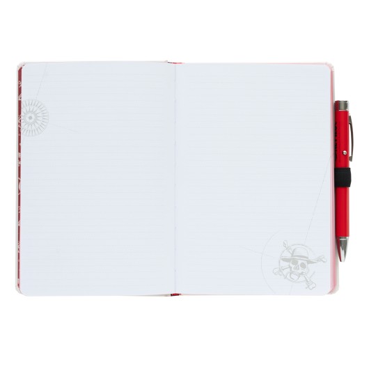 CADERNO PREMIUM A5 COM ESFEROGRÁFRICA PROJECTORA ONE PIECE NETFLIX