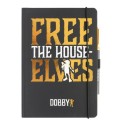 CADERNO PREMIUM A5 COM ESFEROGRÁFICA HARRY POTTER DOBBY