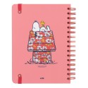 CUADERNO TAPA FORRADA A5 SNOOPY LOVE YOURSELF