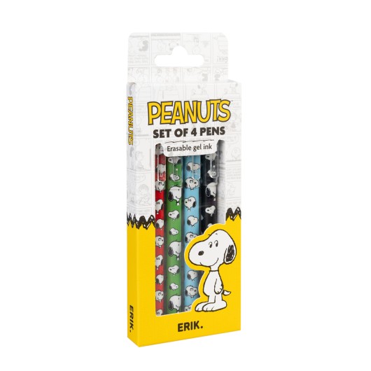 CONJUNTO DE ESFEROGRAFICAS APAGAVEIS SNOOPY