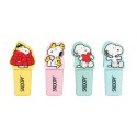 CONJUNTO DE 4 MARCADORES FLUORESCENTES COM TOPO SNOOPY