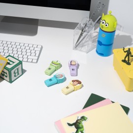 CONJUNTO DE 4 MARCADORES COM TOPPER DISNEY PIXAR TOY STORY 2