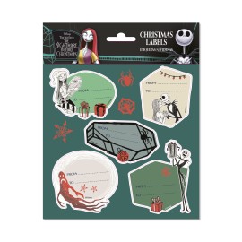 ETIQUETAS ADESIVAS NATAL PREMIUM DISNEY O ESTRANHO MUNDO DE JACK