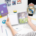 AGENDA ESCOLAR 2026/2027 DIA POR PÁGINA M 11 MESES REAL MADRID