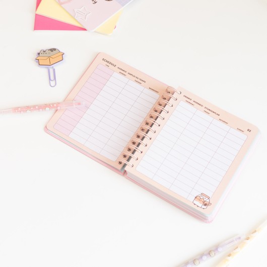 AGENDA ESCOLAR 2026/2027 DIA POR PÁGINA M 11 MESES PUSHEEN