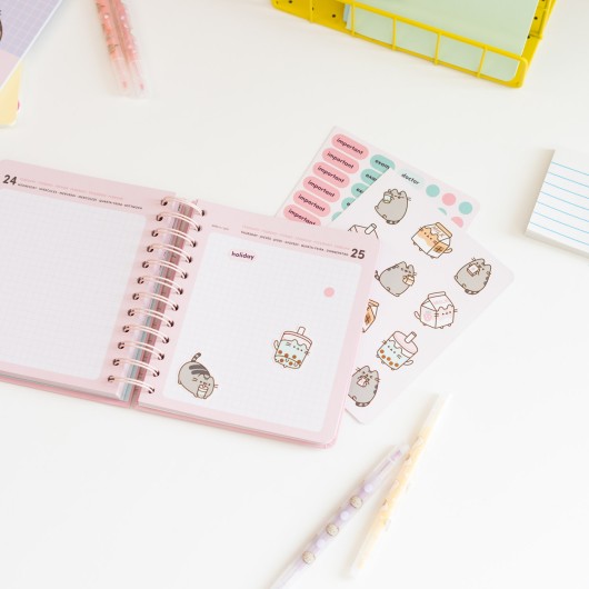 AGENDA ESCOLAR 2026/2027 DIA POR PÁGINA M 11 MESES PUSHEEN