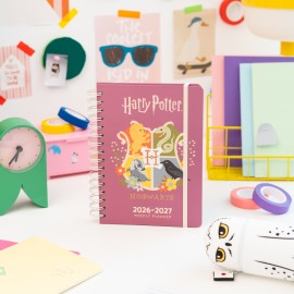 AGENDA ESCOLAR 2026/2027 SEMANAL A5 12 MESES HARRY POTTER 2