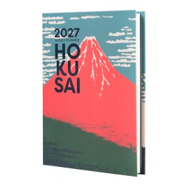 AGENDA ESCOLAR 2026/2027 SEMANAL A5 COM LOMBADA 17 MESES HOKUSAI