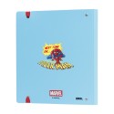 PASTA 4 ARGOLAS POLIPROPILENO MARVEL SPIDERMAN
