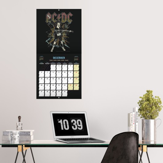 CALENDARIO 2027 30X30 AC/DC