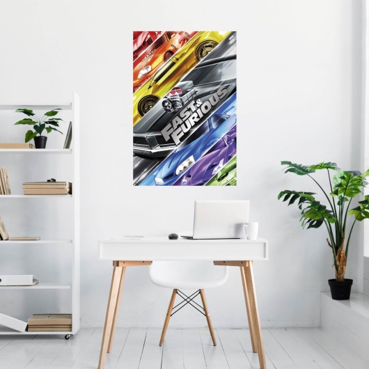 POSTER FAST AND FURIOUS COCHES