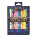 CONJUNTO DE 12 MARCADORES APAGAVEIS HARRY POTTER HECHIZOS