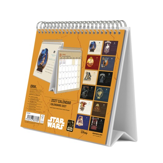 CALENDARIO DE SECRETARIA 2027 STAR WARS