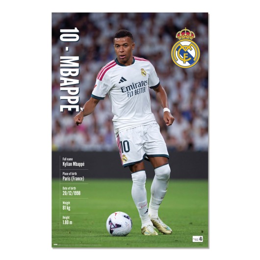 POSTER REAL MADRID 2026/2027 MBAPPE